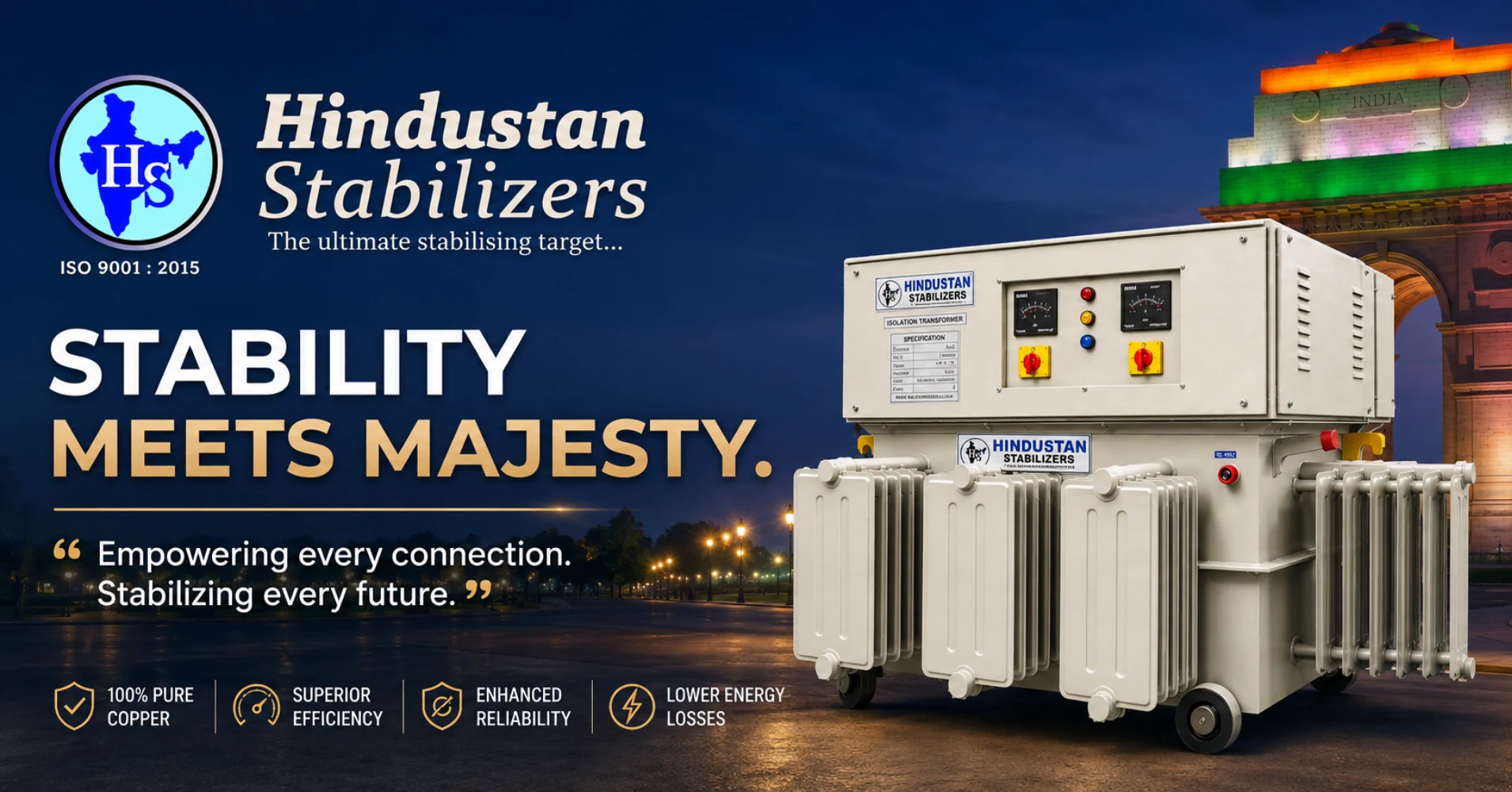 Digital Servo Voltage Stabilizer for CNC Machines