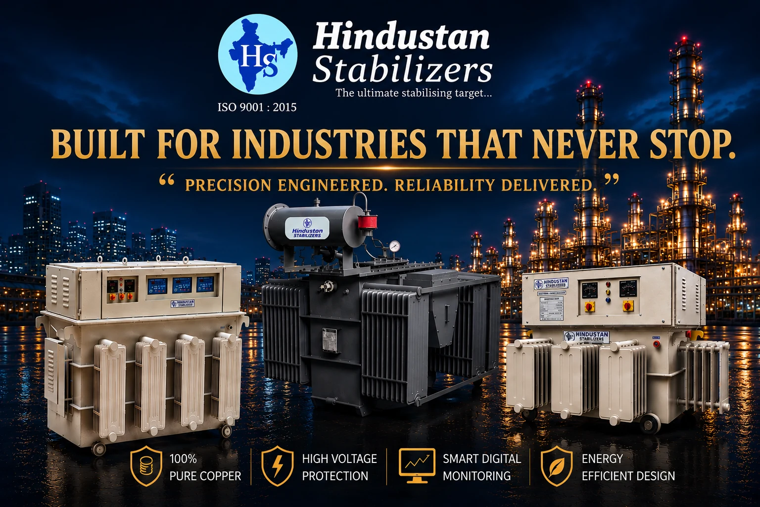 Engineered Power Quality Solutions — Hindustan Stabilizers